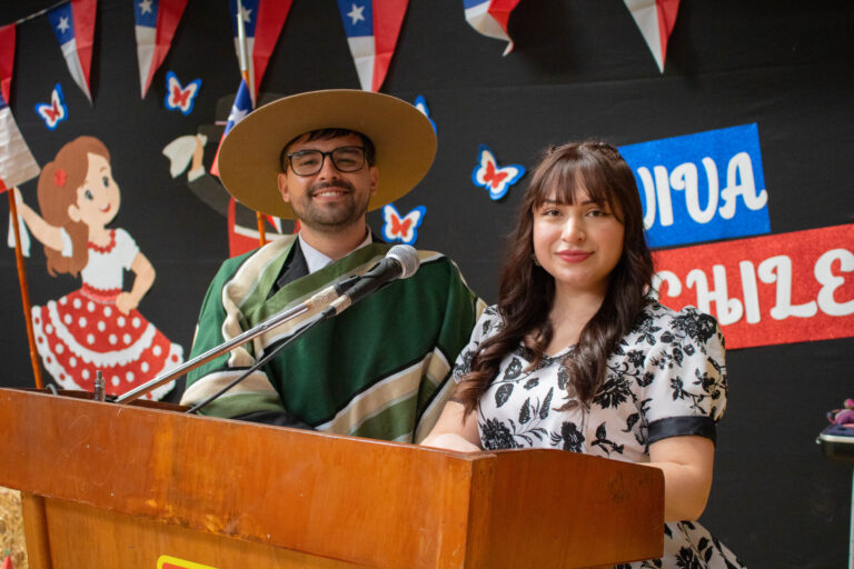 Animación del acto · Fiestas Patrias Colegio Alborada