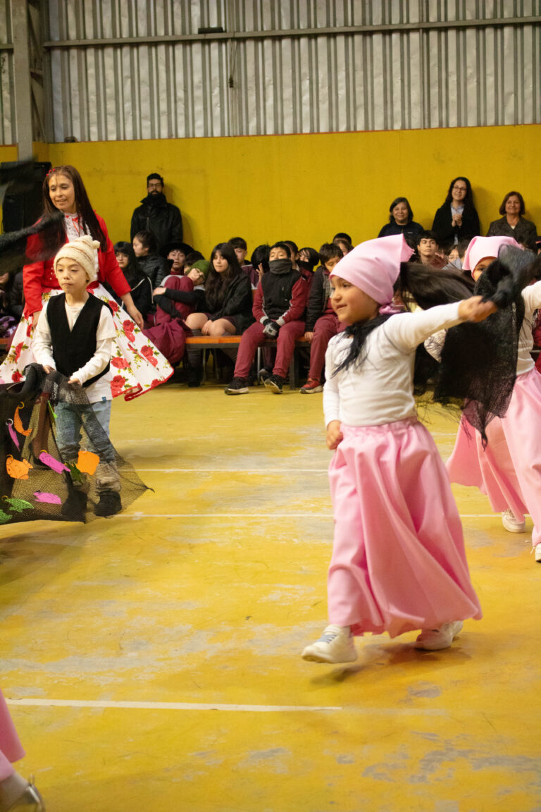 Danza con faldas rosadas · Fiestas Patrias Colegio Alborada