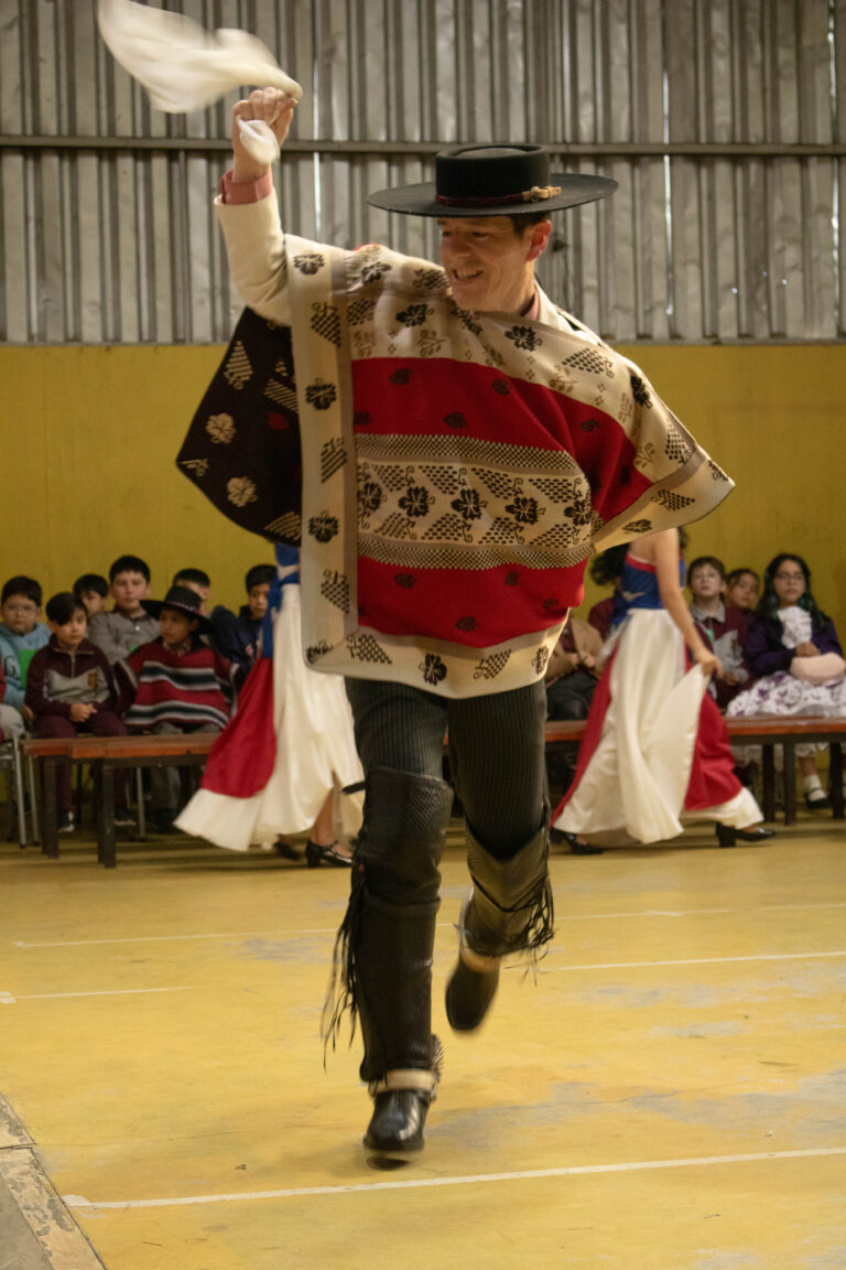 Huaso en plena presentación · Fiestas Patrias Colegio Alborada