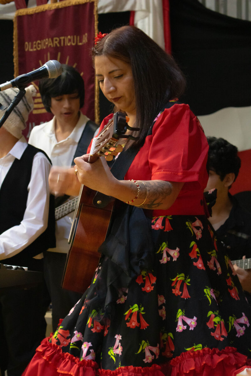 Música en vivo durante el acto